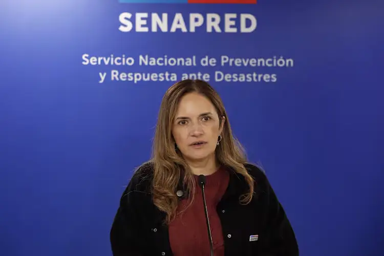 Alicia Cebrián, directora nacional del Senapred