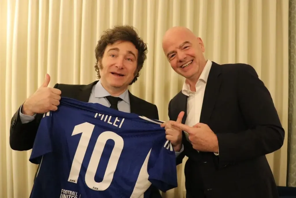Milei e Infantino