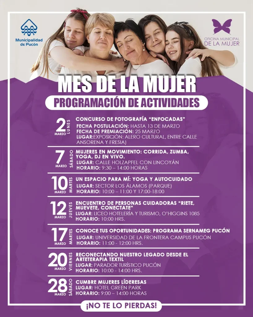 Calendario Mes de la mujer