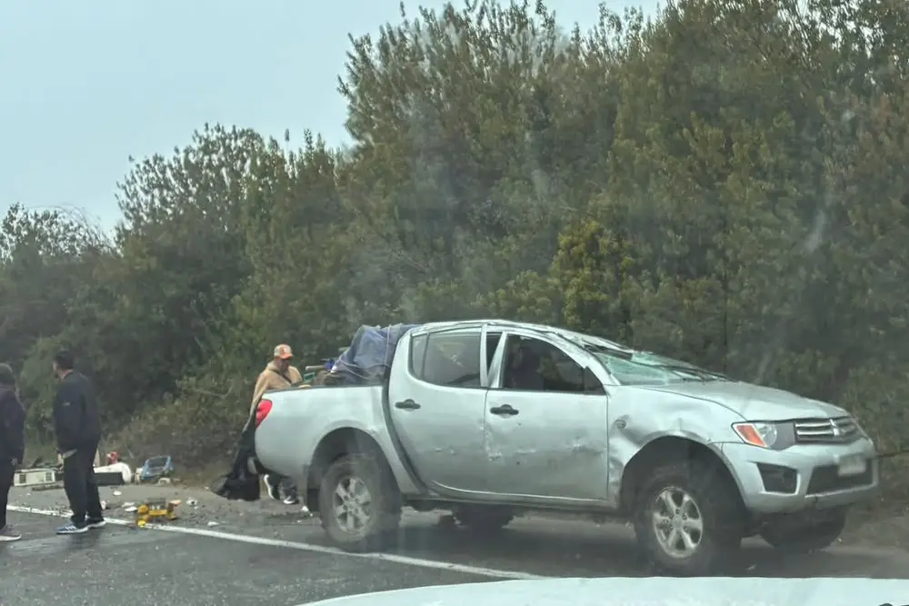 Colisión en la Ruta 5 Sur moviliza a equipos de emergencia en la comuna de Gorbea