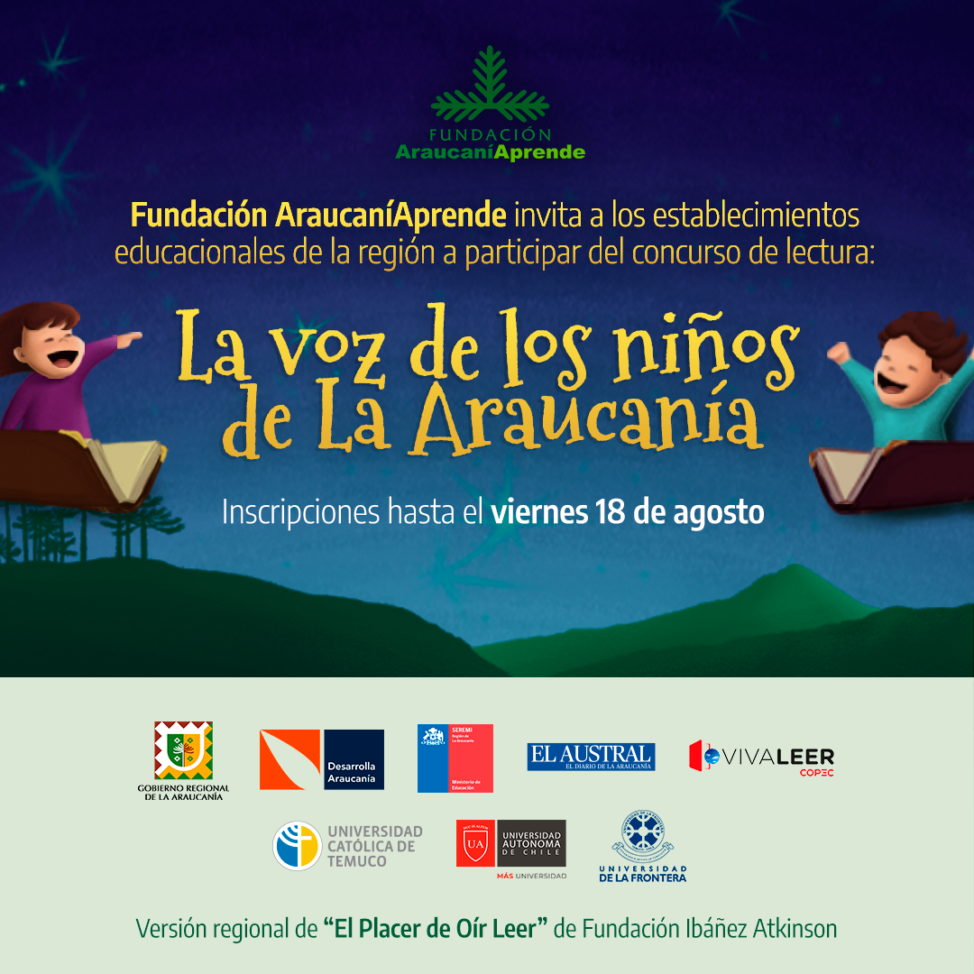 Fundación AraucaníAprende abre espacios para escuchar “La voz de los niños de La Araucanía”