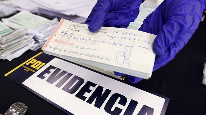 cheques falsos