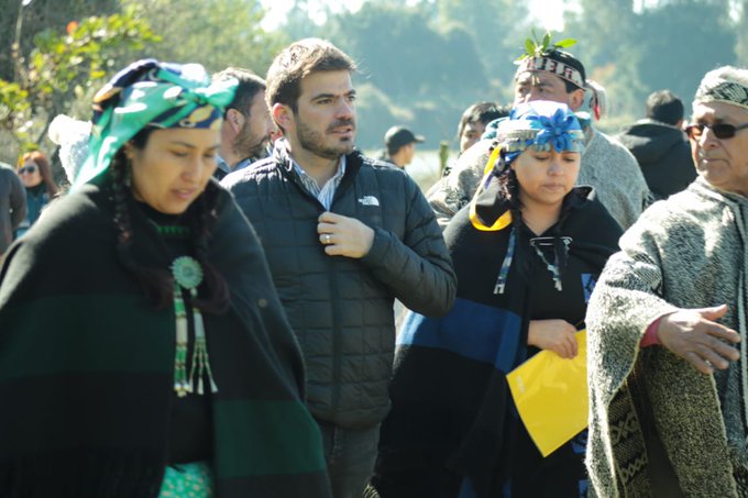 Delegado Presidencial visita zonas en riesgo por deslizamientos y el aumento del río Cautín