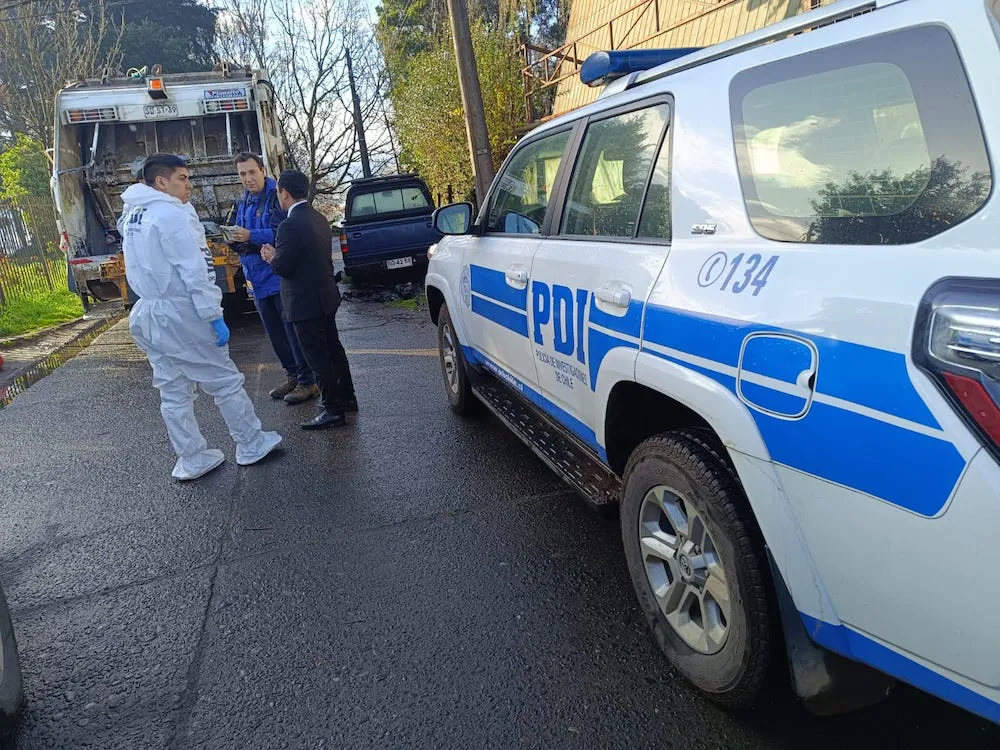 PDI investiga hallazgo de feto de 35 semanas en Temuco. Se realiza empadronamiento en Villa Pumalal para dar con la madre.