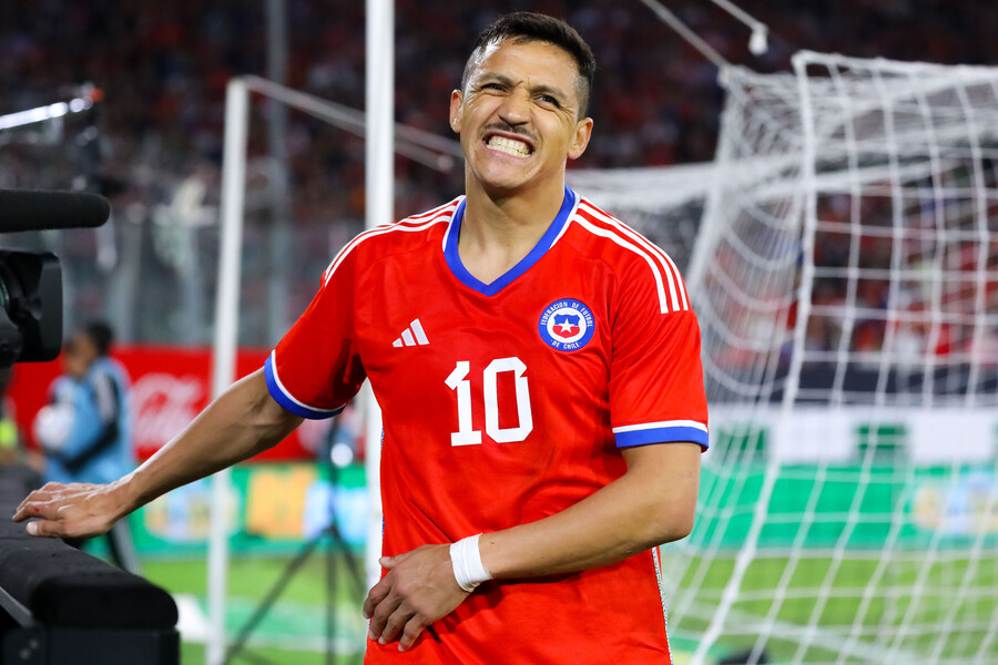 Alexis Sánchez, delantero de la Selección Chilena