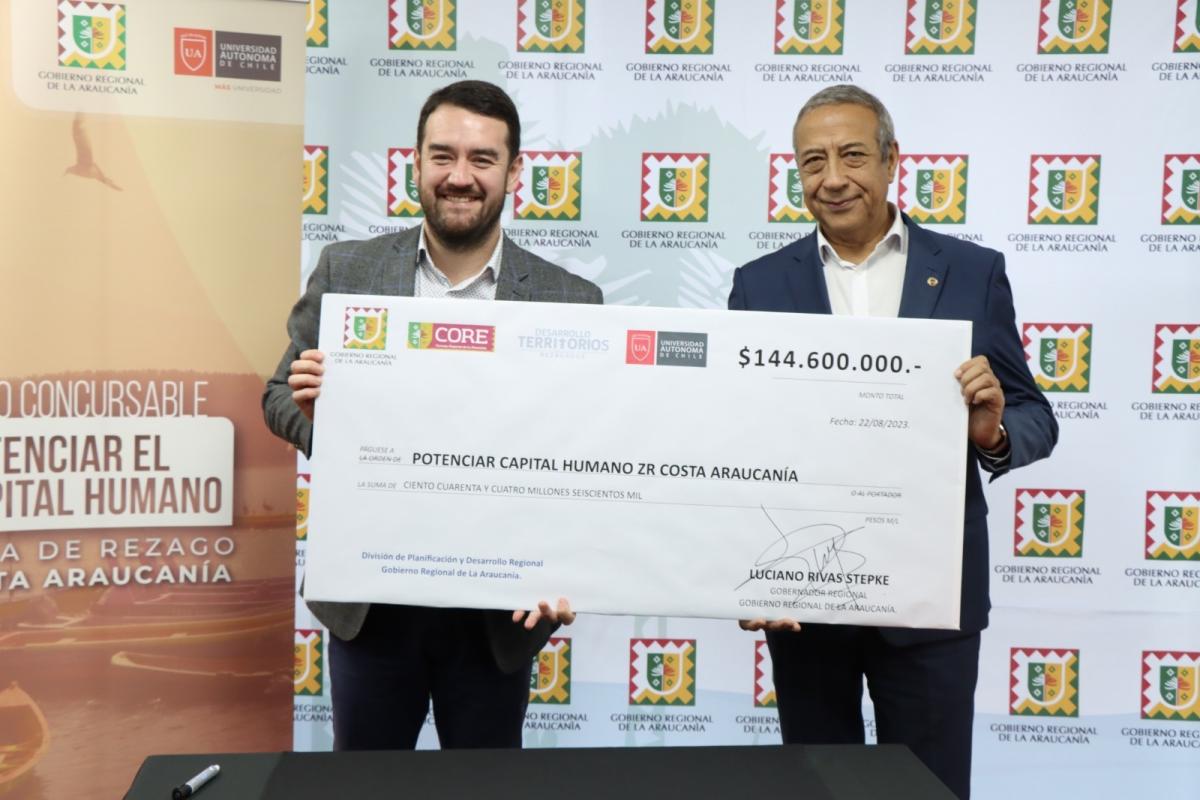 El GORE Araucanía lanza programa de capacitación para fortalecer el capital humano de la Zona de Rezago Costa Araucanía