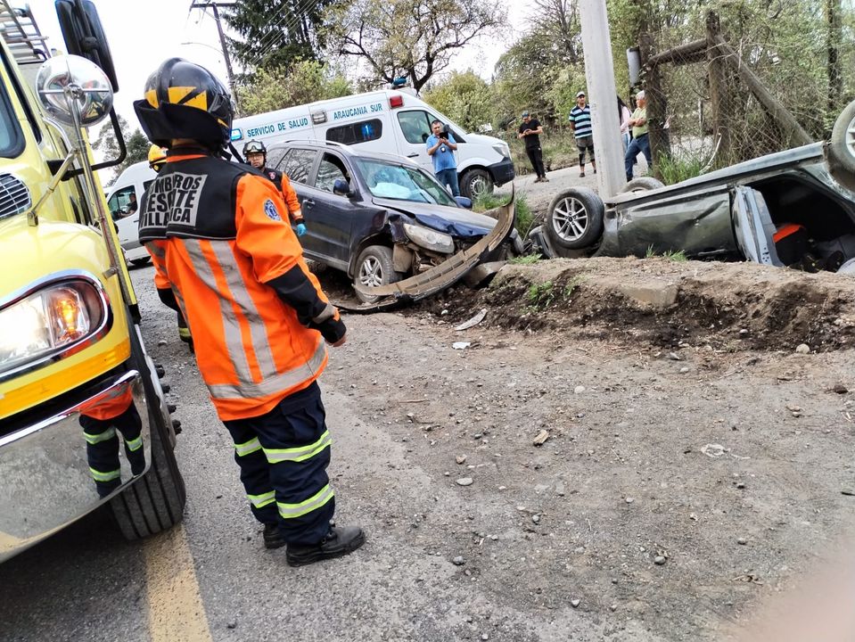 5 personas lesionadas en accidente de tránsito en Villarrica