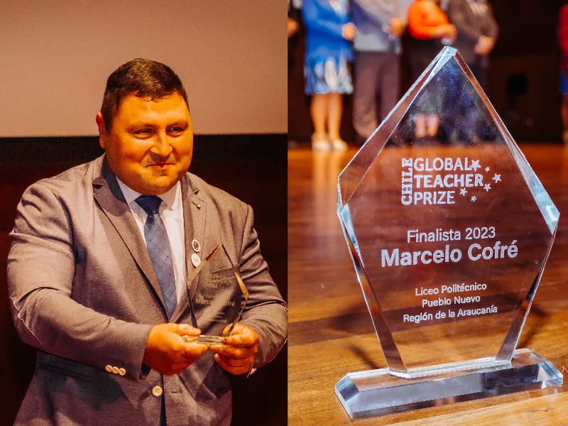 Profesor de Temuco gana el Global Teacher Prize Chile 2023