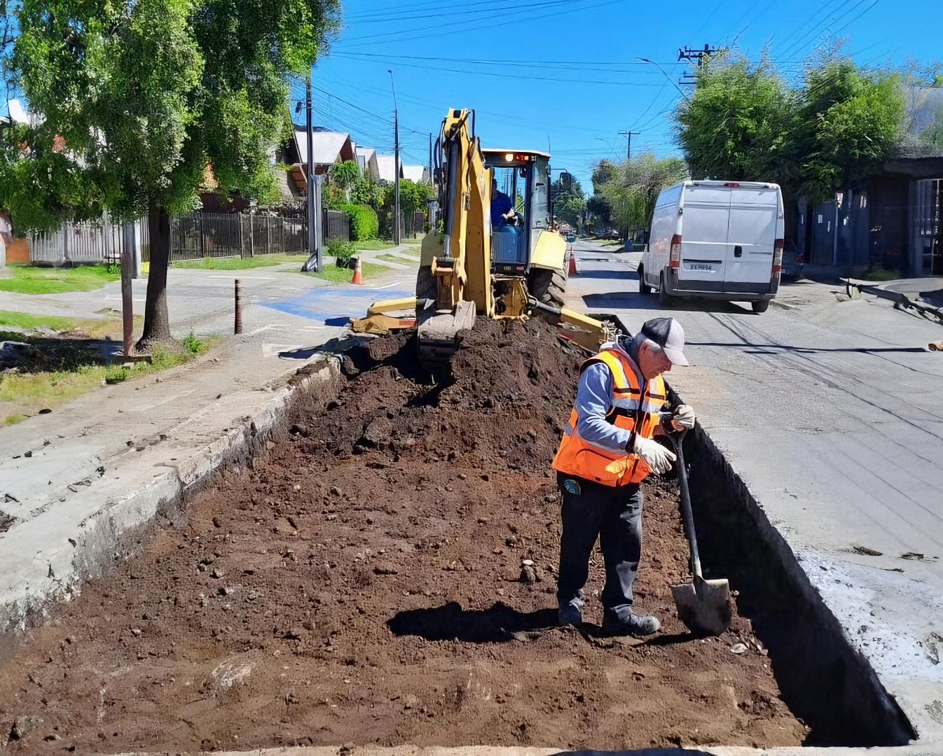 Comenzaron los arreglos en Avenida Juan Antonio Ríos de Villarrica