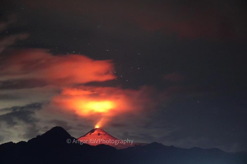 Volcán Villarrica. Fotografías tomadas desde Coñaripe, por Laura Angarita