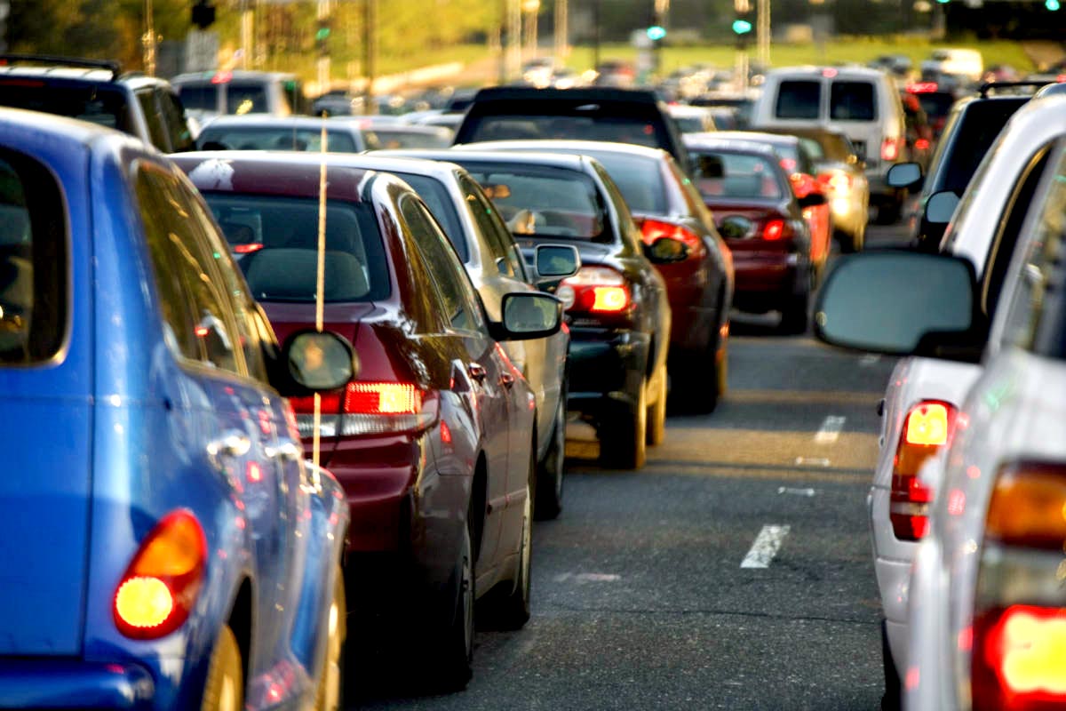 congestión vehicular, caos vial, congestión, segunda faja