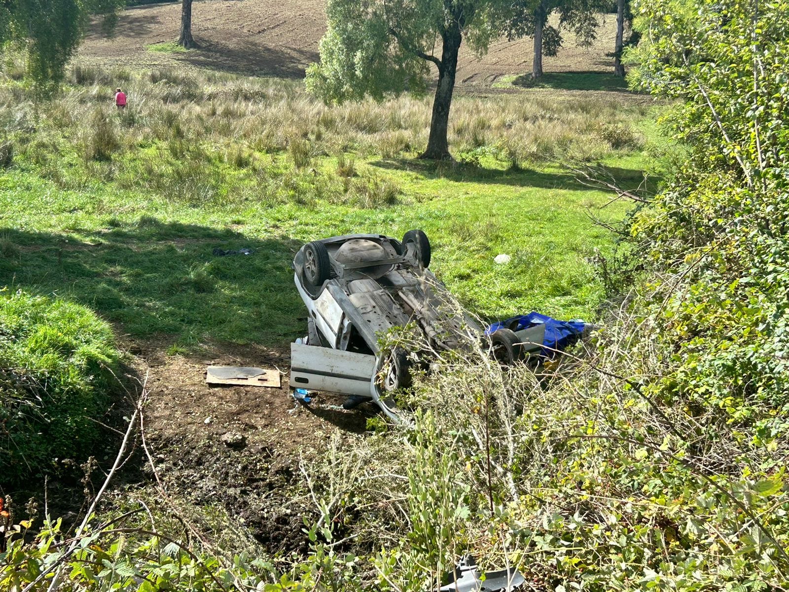 Volcamiento en Villarrica deja una mujer fallecida y 3 heridos