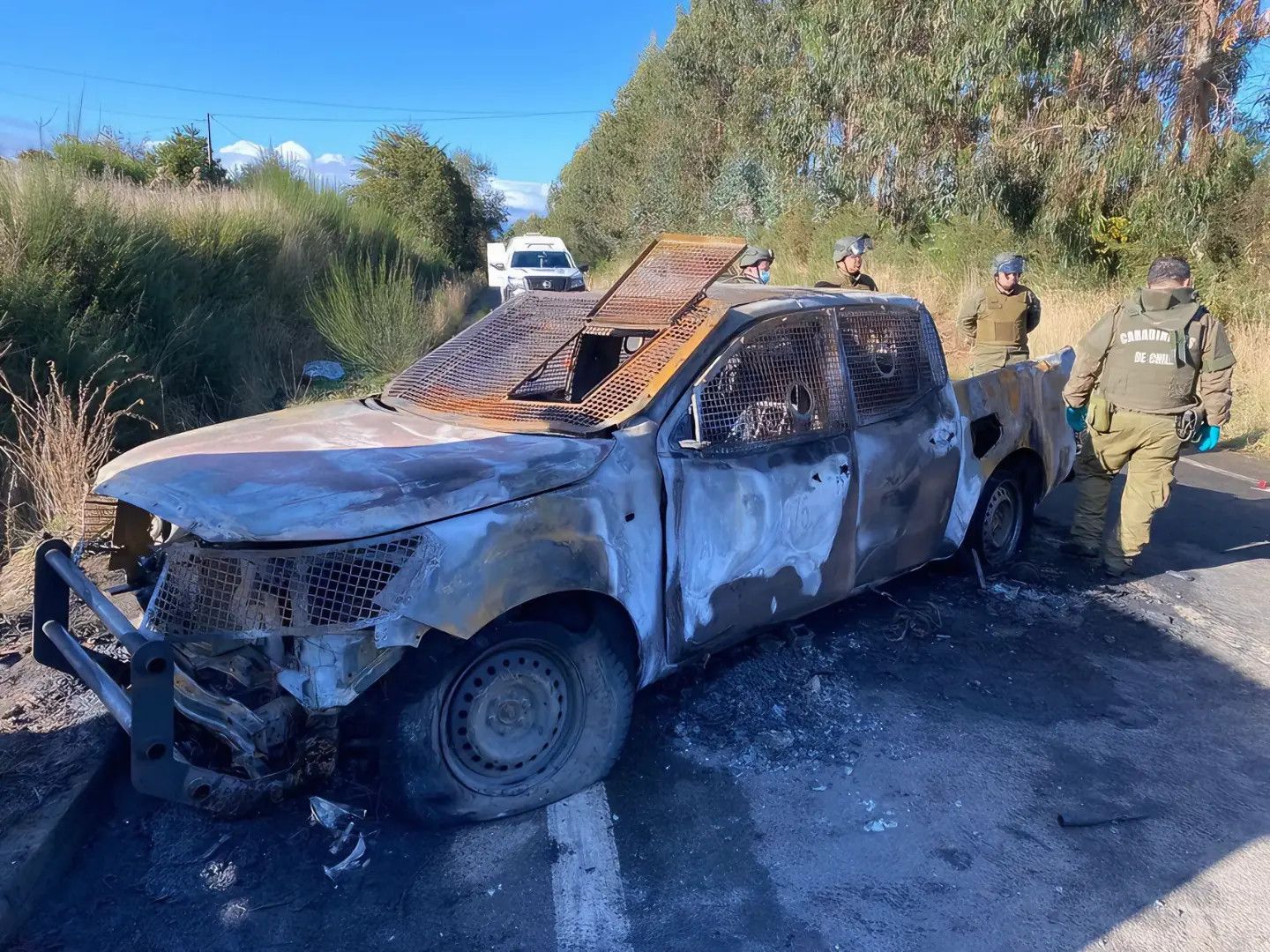 Dolor en Carabineros: 3 funcionarios asesinados en Cañete. Detenidos los autores del triple homicidio. Crimen de carabineros