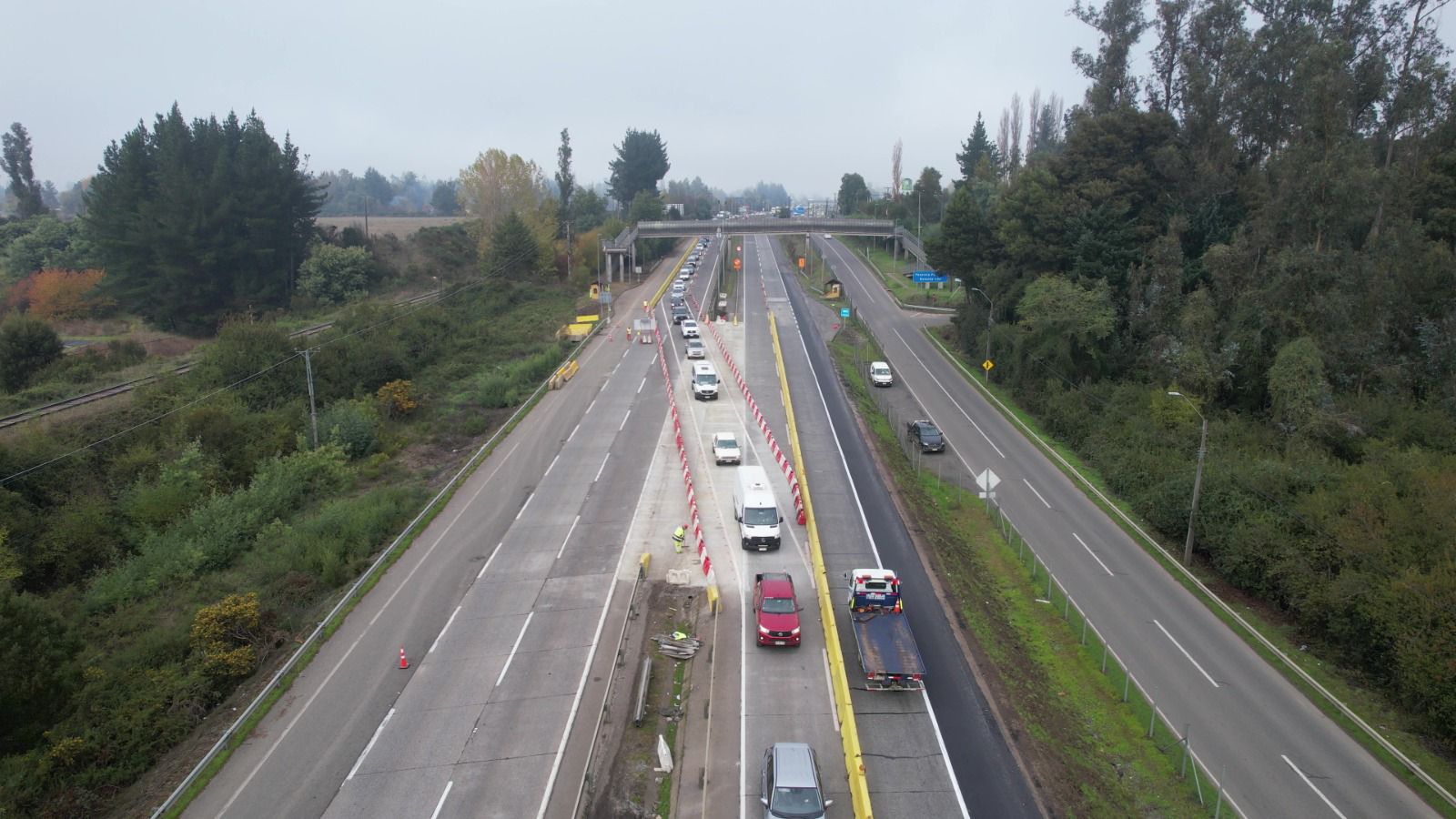 Demolición del Puente Quepe Oriente en Ruta 5: Habilitado desvío bidireccional
