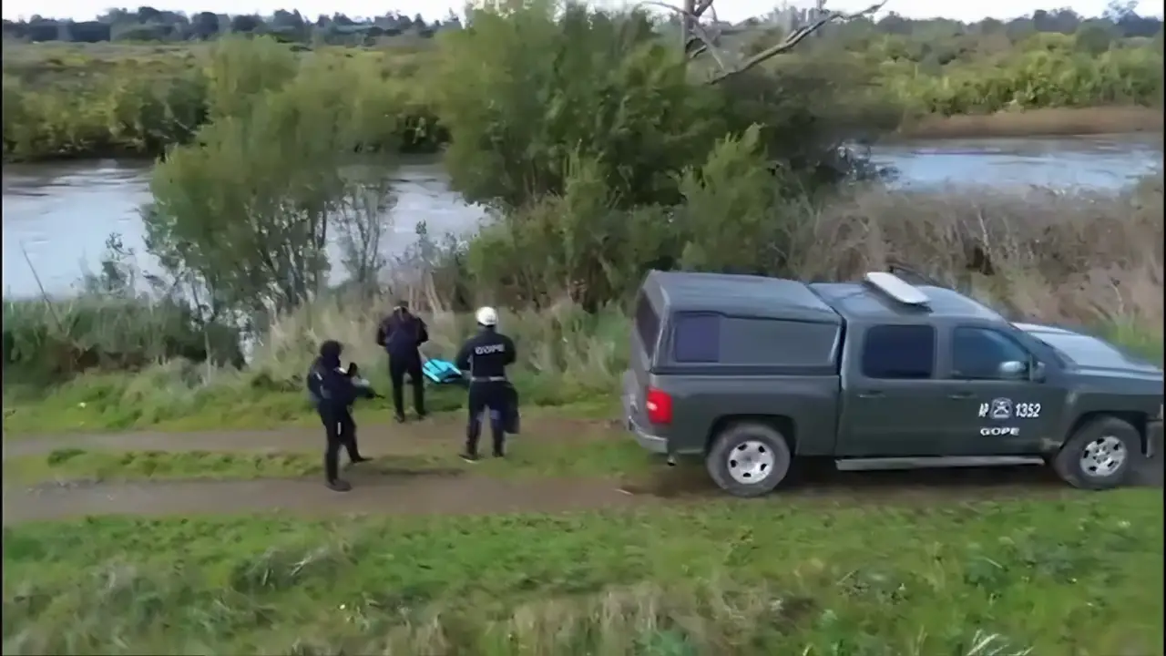 Carabineros y Bomberos redoblan esfuerzos para encontrar a adolescente desaparecido en río Cautín