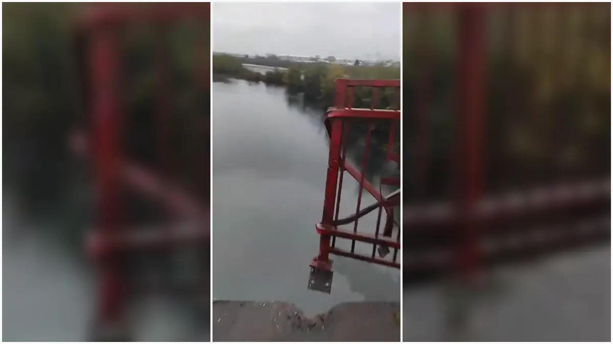 Vehículo cae al río Cautín y se teme por ocupantes