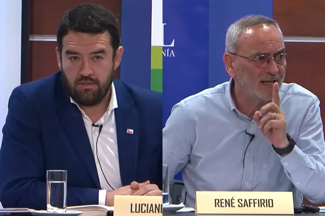 Debate por la Gobernación Regional de La Araucanía: René Saffirio vs. Luciano Rivas