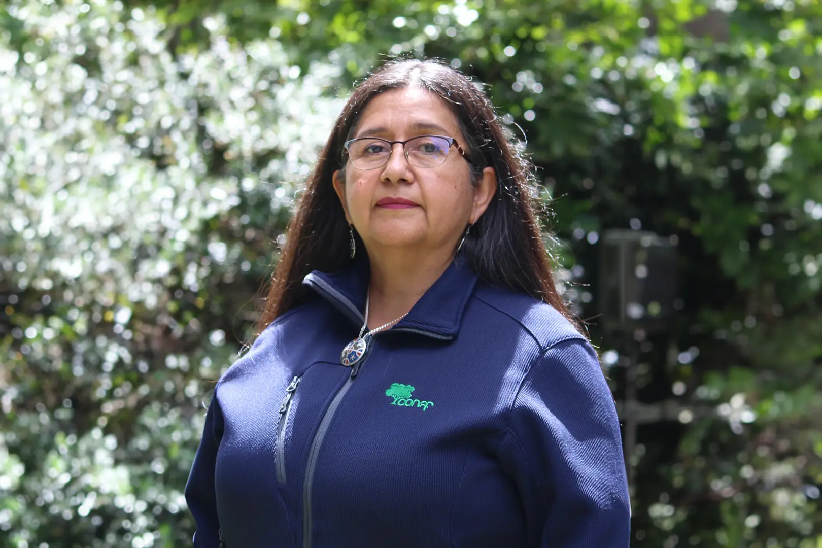 La directora de Conaf en La Araucanía, María Teresa Huentequeo, se pronunció respecto a las graves acusaciones que involucran a uno de sus hijos