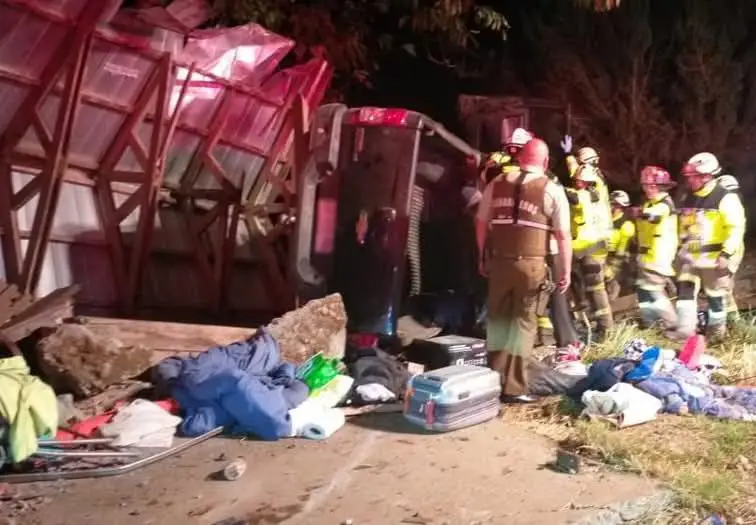 Accidente en Ruta Freire Villarrica deja 3 lesionados