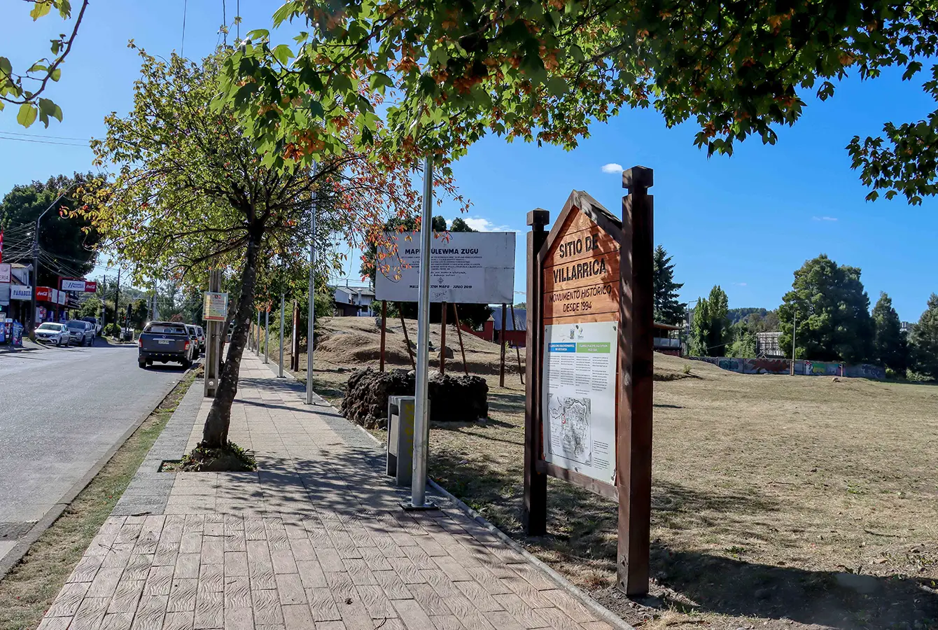 Proyecto de reposición de aceras en Sitio Histórico de Villarrica mejora espacio público con inversión de $150 millones.