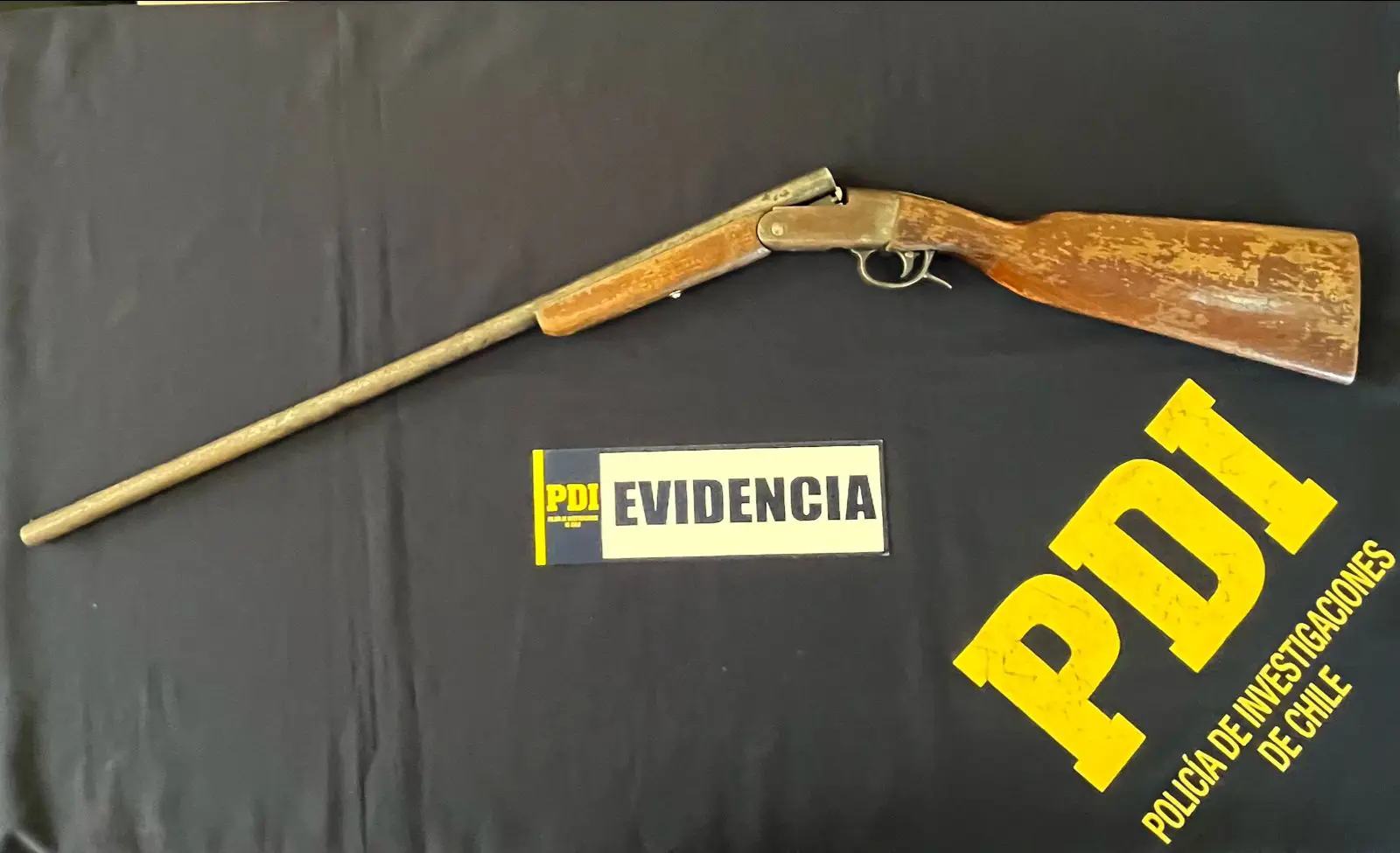 Recuperación de dos escopetas en operativo policial en Collipulli
