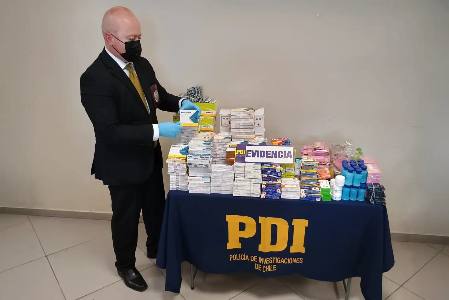 PDI incauta 20 mil fármacos ilegales en operativo en Quepe