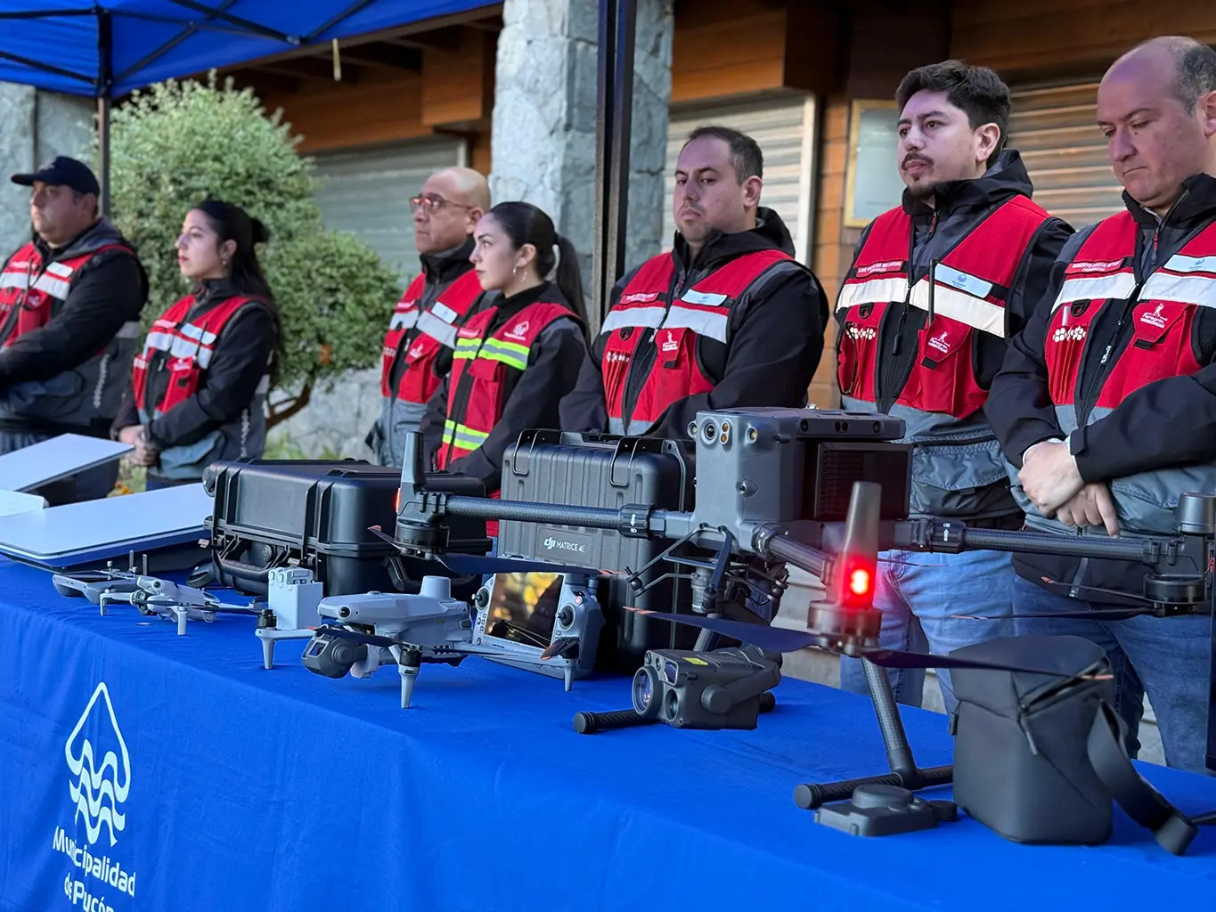 Pucón refuerza su seguridad con drones y tecnología Starlink