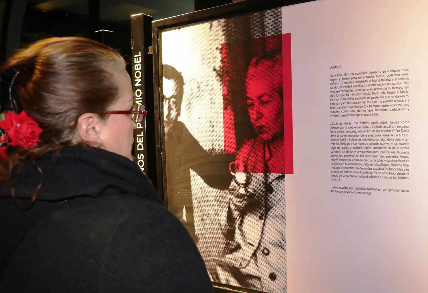 La exposición sobre Gabriela Mistral se instala en Villarrica hasta el 11 de agosto, en el Campus UC.