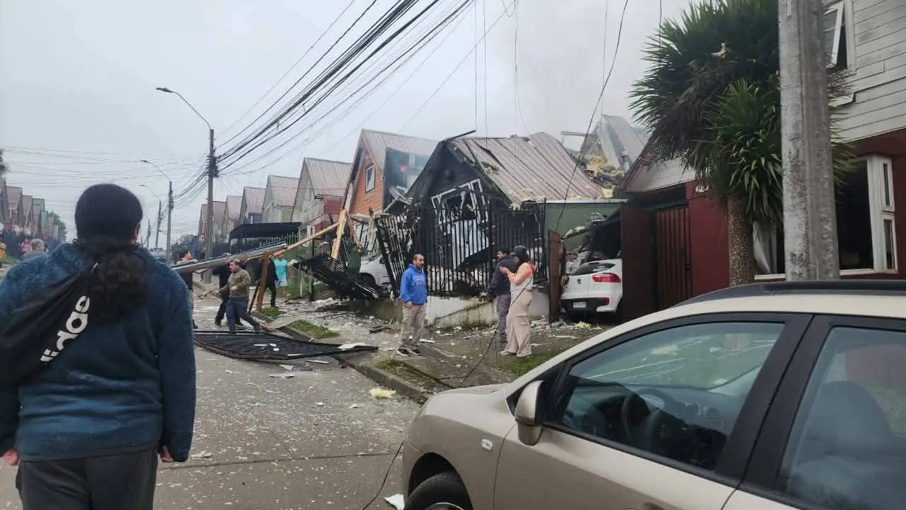 explosión en Temuco