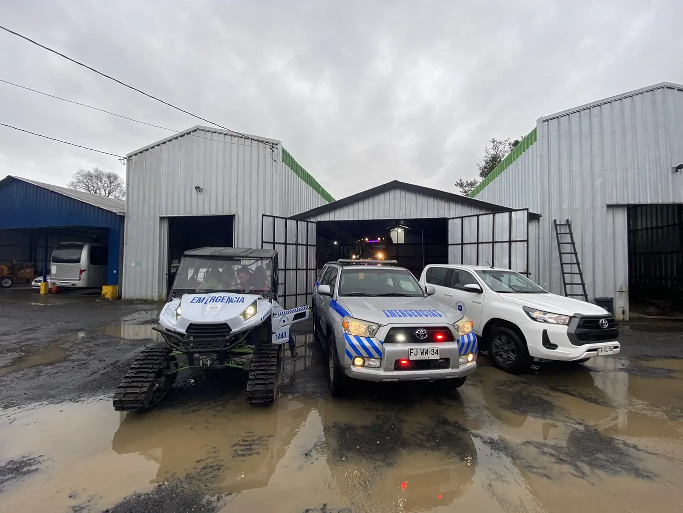 Pucón activa plan de acción ante posible caída de nieve en la comuna