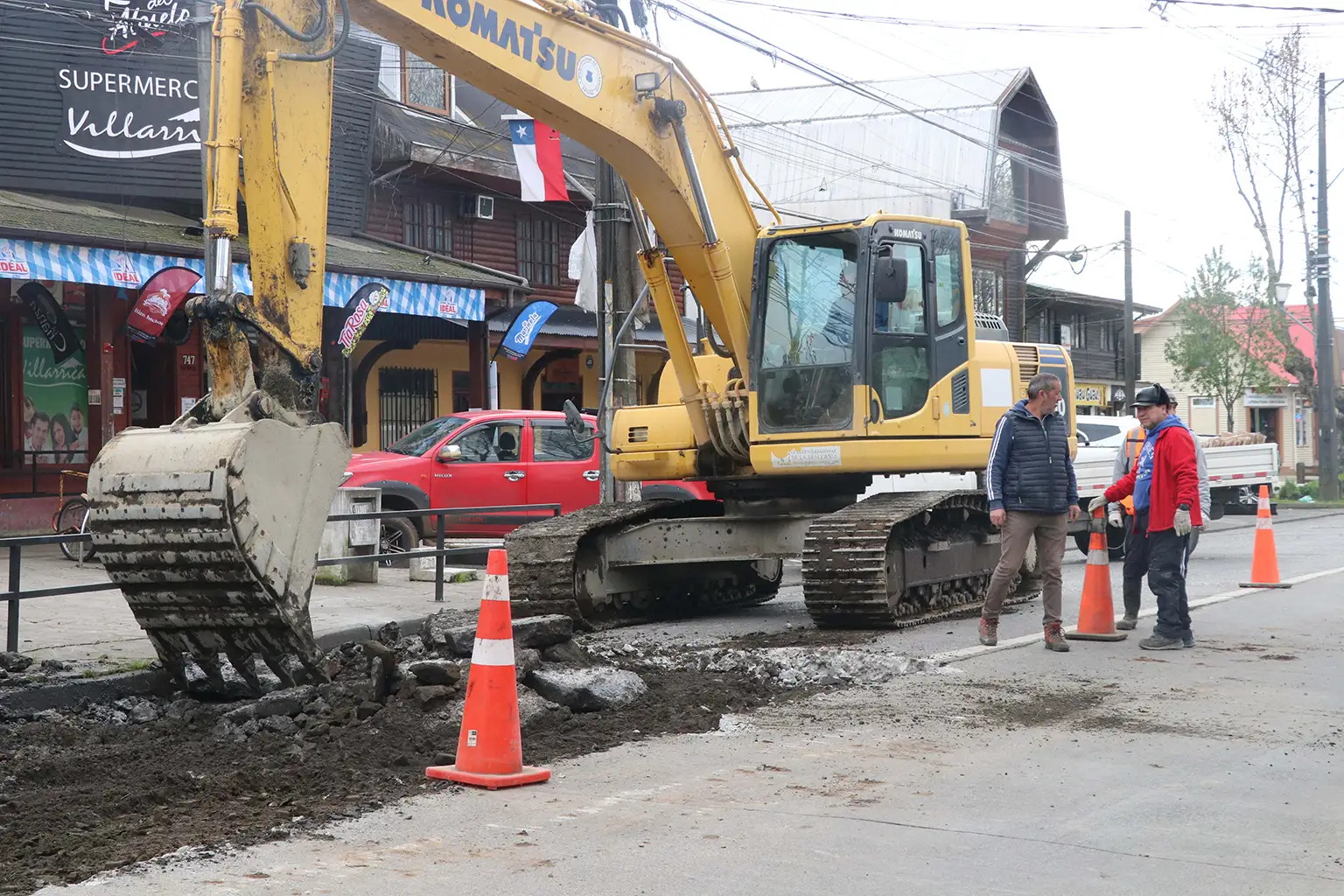 Trabajos en Aviador Acevedo buscan mejorar la conectividad vial en Villarrica