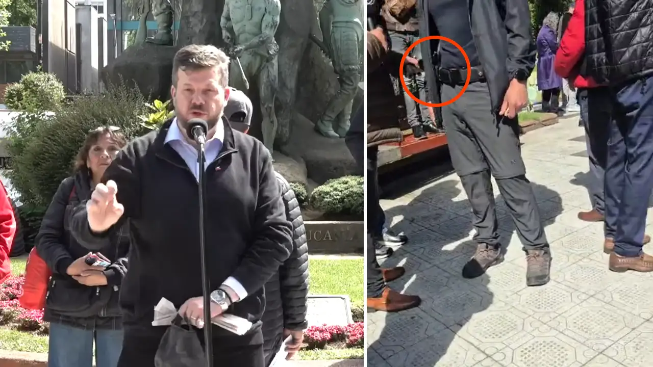 Denuncian que guardia de Kaiser habría amenazado a periodista estando armado