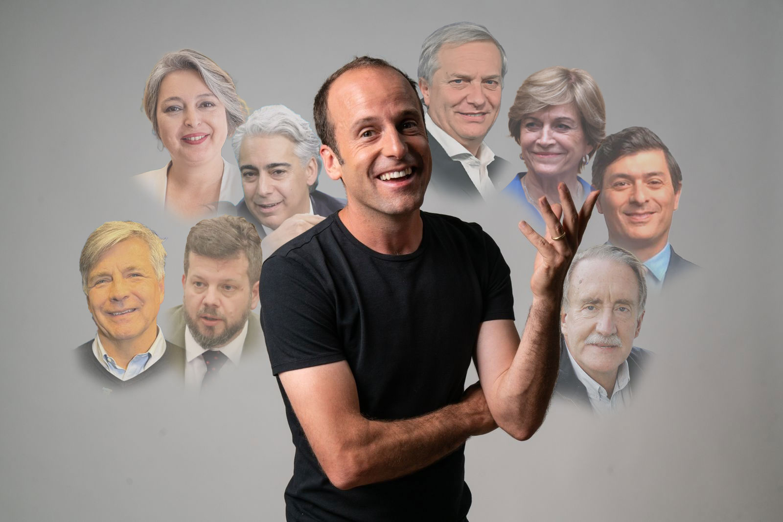 Kramer sorprende al imitar a 8 candidatos presidenciales