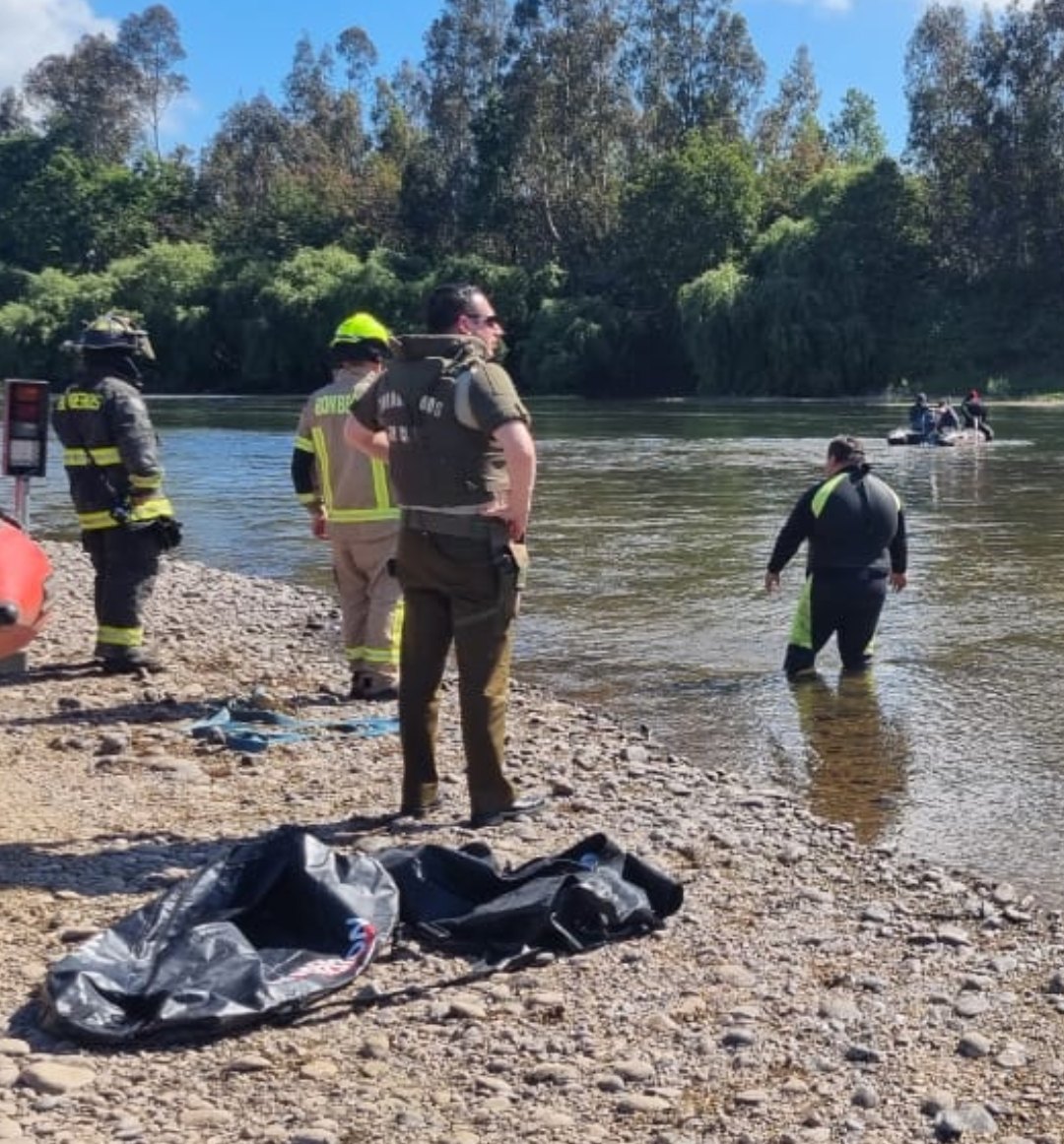 Emergencia en río Cholchol: bomberos buscan a niño arrastrado