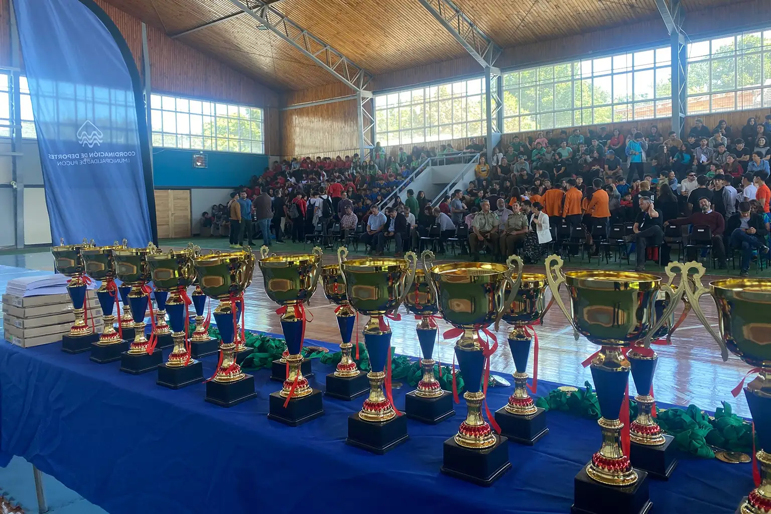 Gimnasio Municipal de Pucón se reinaugura con Liga Escolar 2025