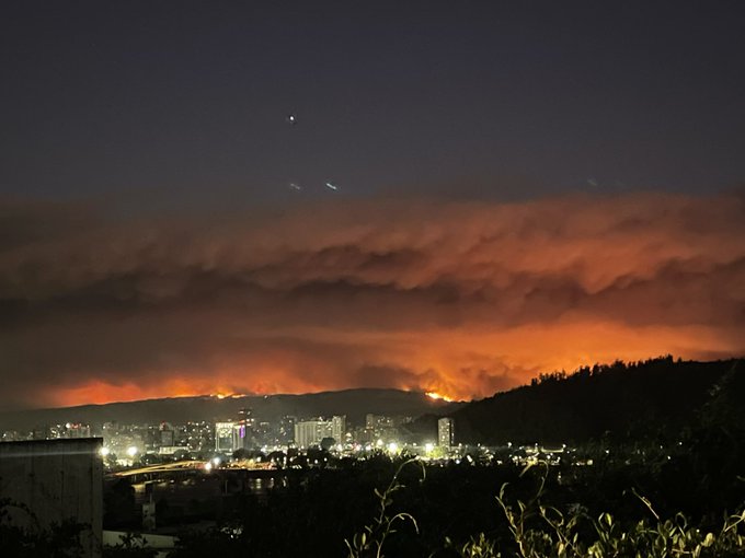 Más de 5 mil hectáreas destruidas: Alcalde de Penco reporta fallecidos por incendio forestal