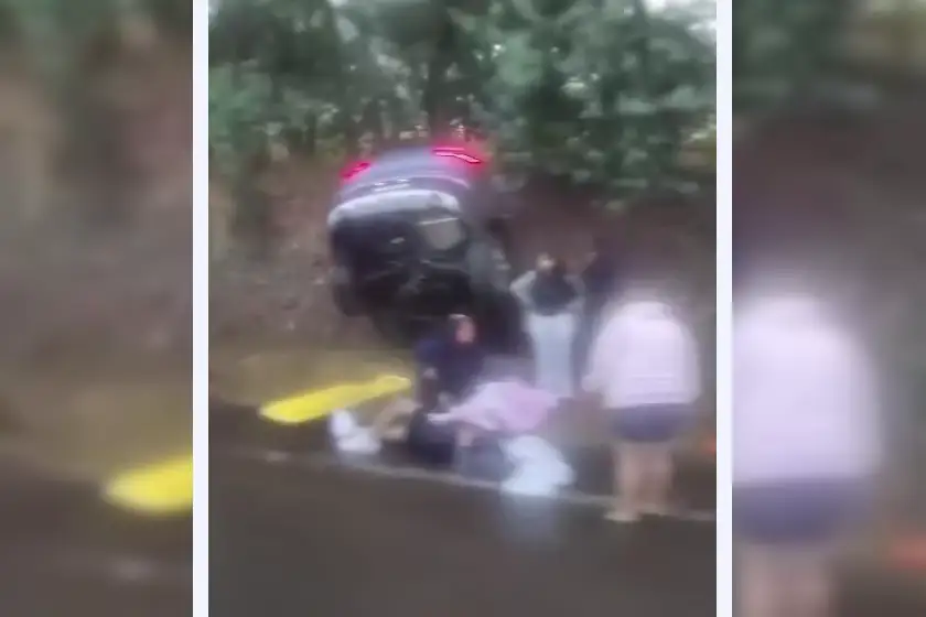 Accidente en ruta Villarrica–Freire deja varios lesionados en sector Puquereo