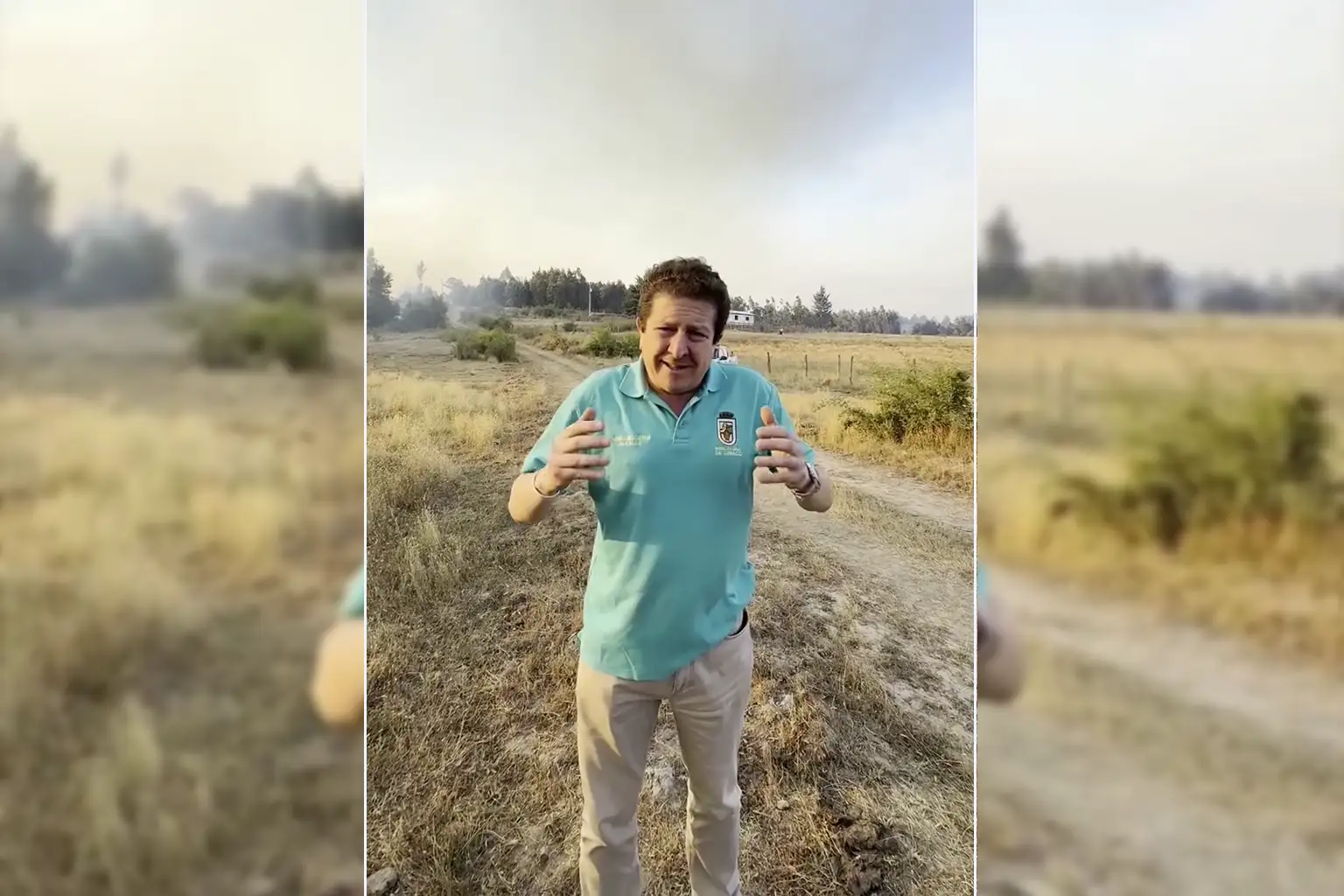 Alcalde de Lumaco actualiza situación por incendios forestales y refuerza llamado a la prevención