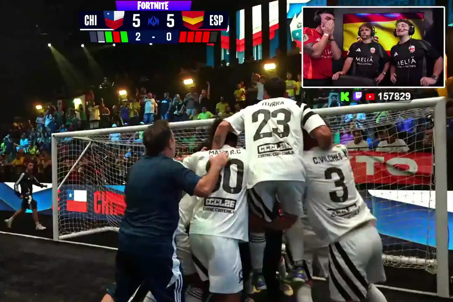 Chile venció a España y clasificó a la final del Mundial de la Kings League en su primera participación.