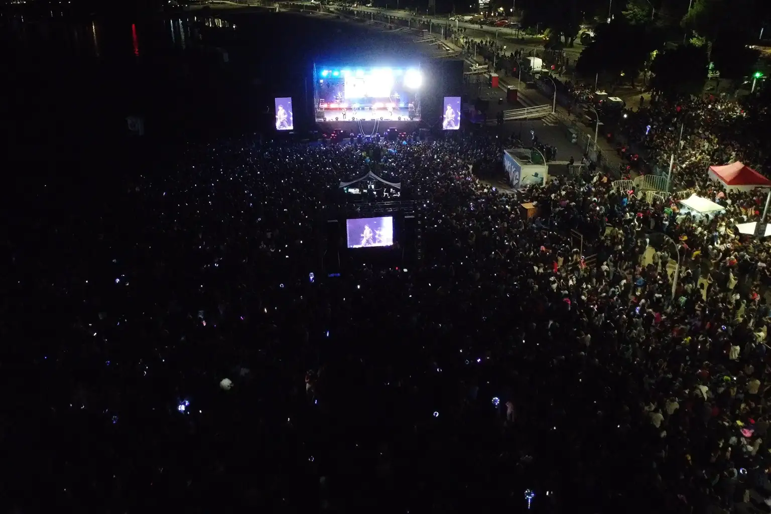 La Noche del Lago 2026 cerró el verano con masivo show en Villarrica