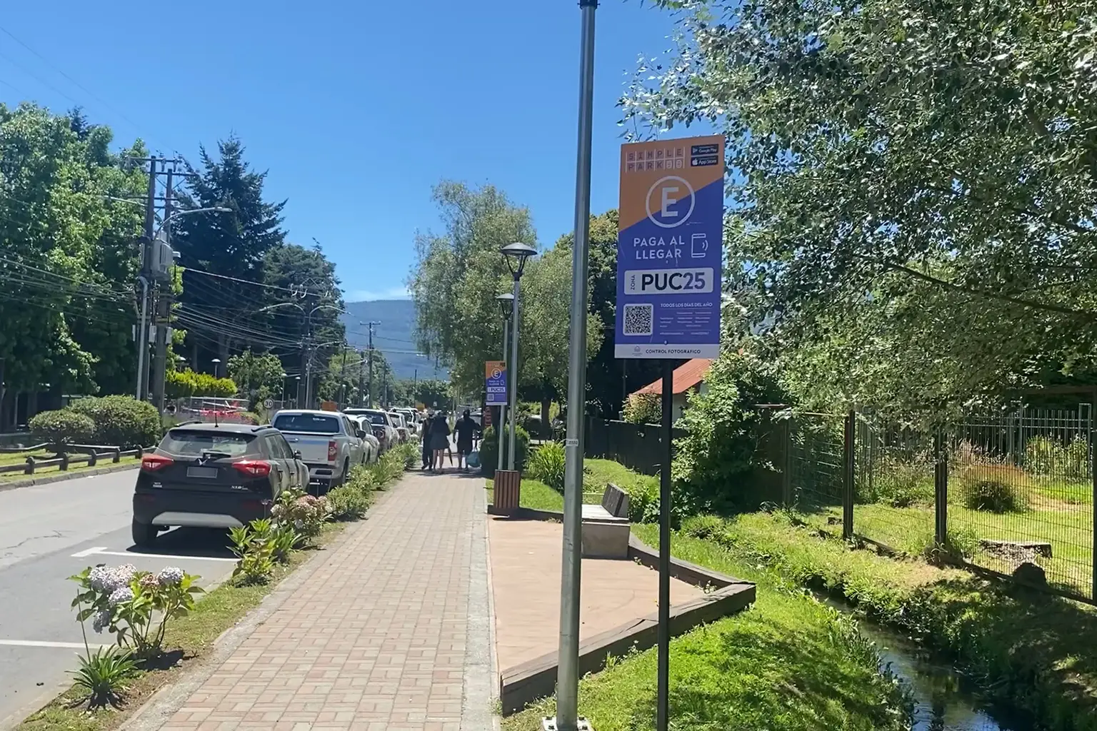 Así cambia el sistema de estacionamientos en Pucón para quienes viven en la comuna