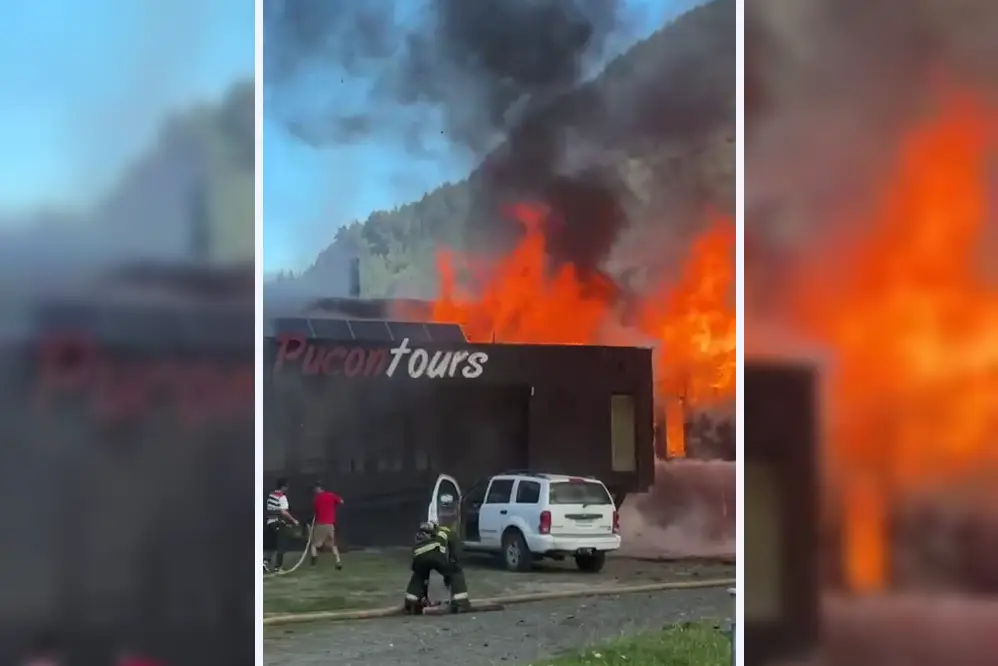 Incendio en el sector Carhuello fue combatido por Bomberos sin reportes de lesionados.