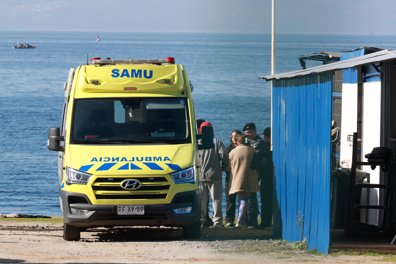 volcamiento de lancha en Talcahuano