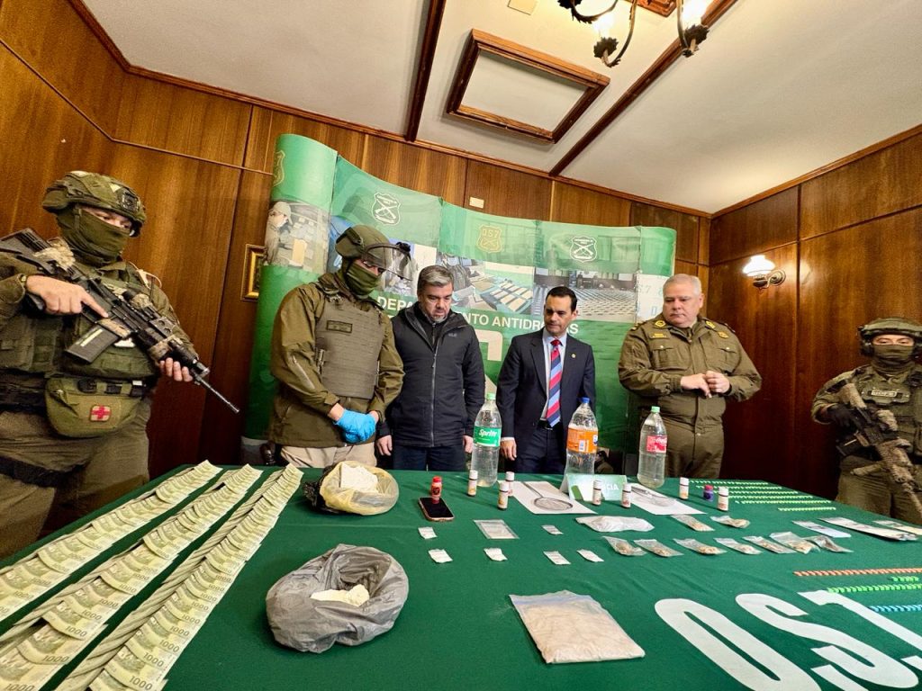 Descubren laboratorio de ketamina en pleno centro de Temuco durante operativo del OS-7