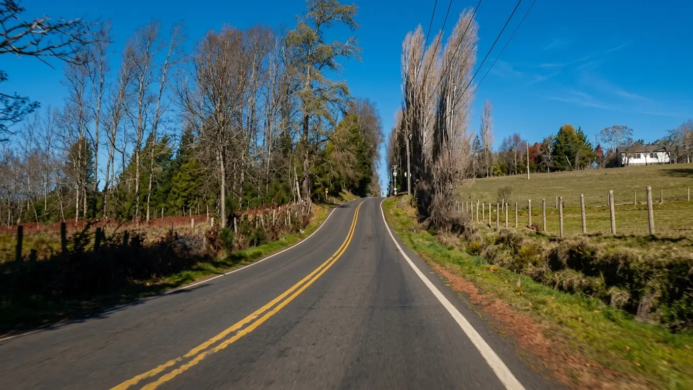 ruta de evacuación en Pucón