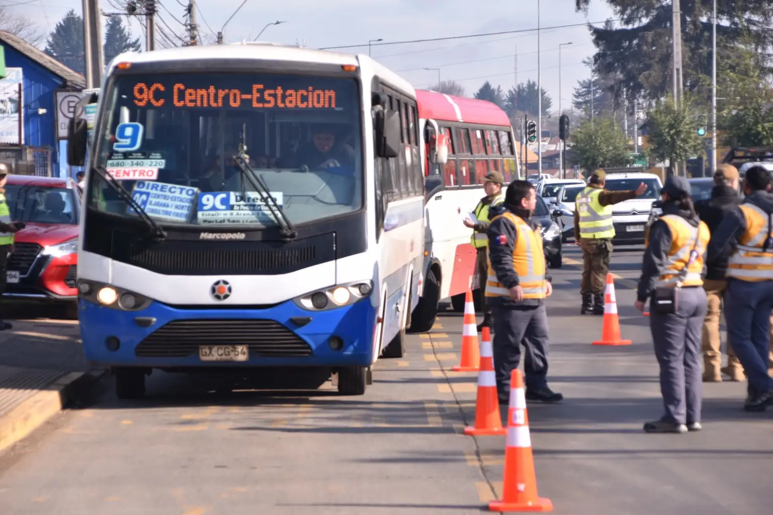 fiscalización al transporte público, Temuco, transporte público, Tolerancia Cero, Carabineros, seguridad vial